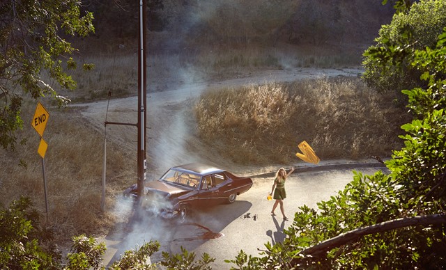 Annie McCain Engman and her 1967 Buick Skylark 