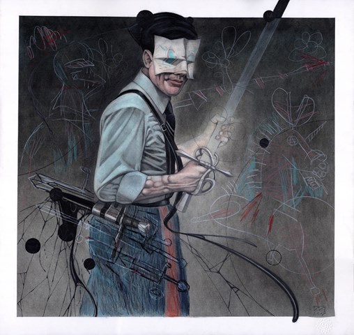 The Man Holding a Sword